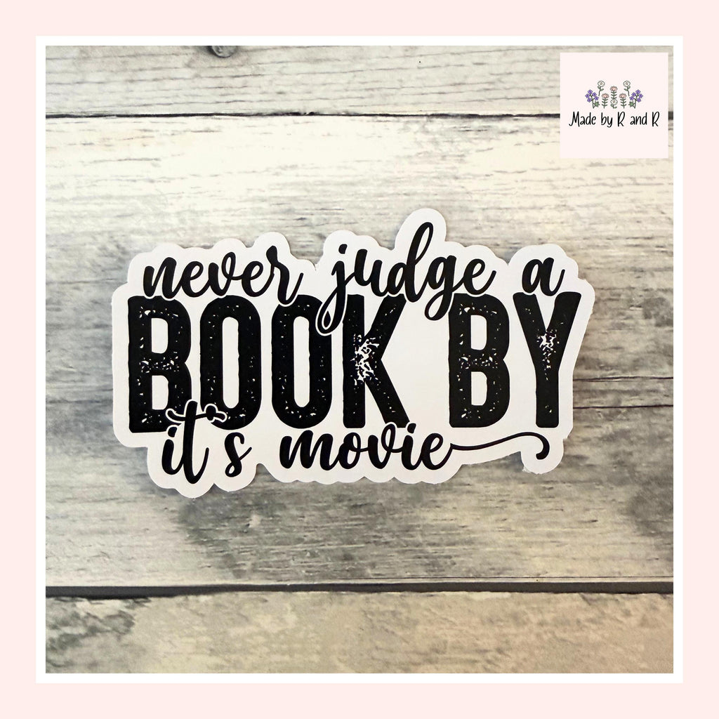 Never Judge A Book By It's Movie Sticker (Set of 3) From Made By R And R