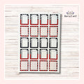 Patriotic Planner Stickers (set of 20) from Made By R And R