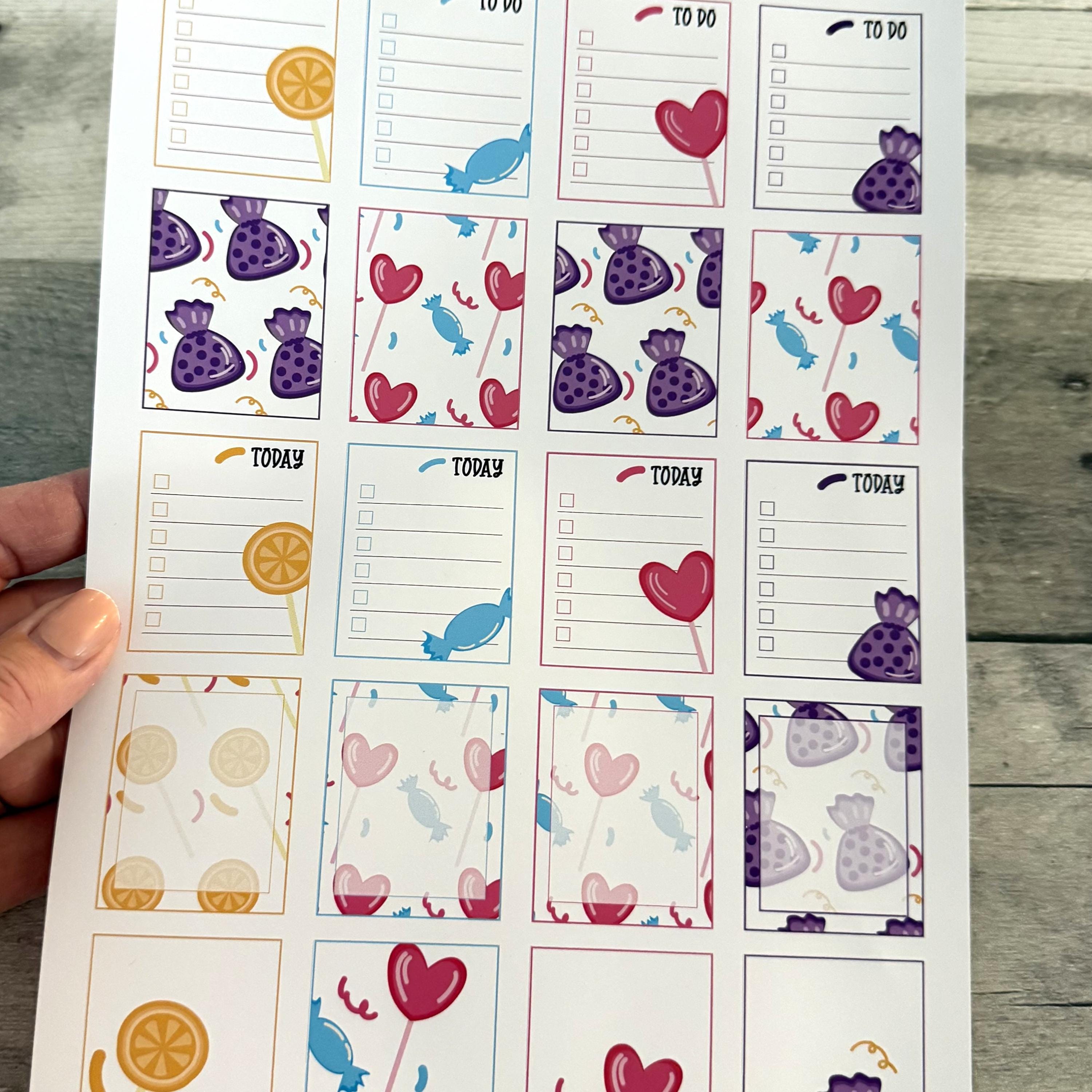 Candy Planner Stickers (set of 20) from Made By R And R