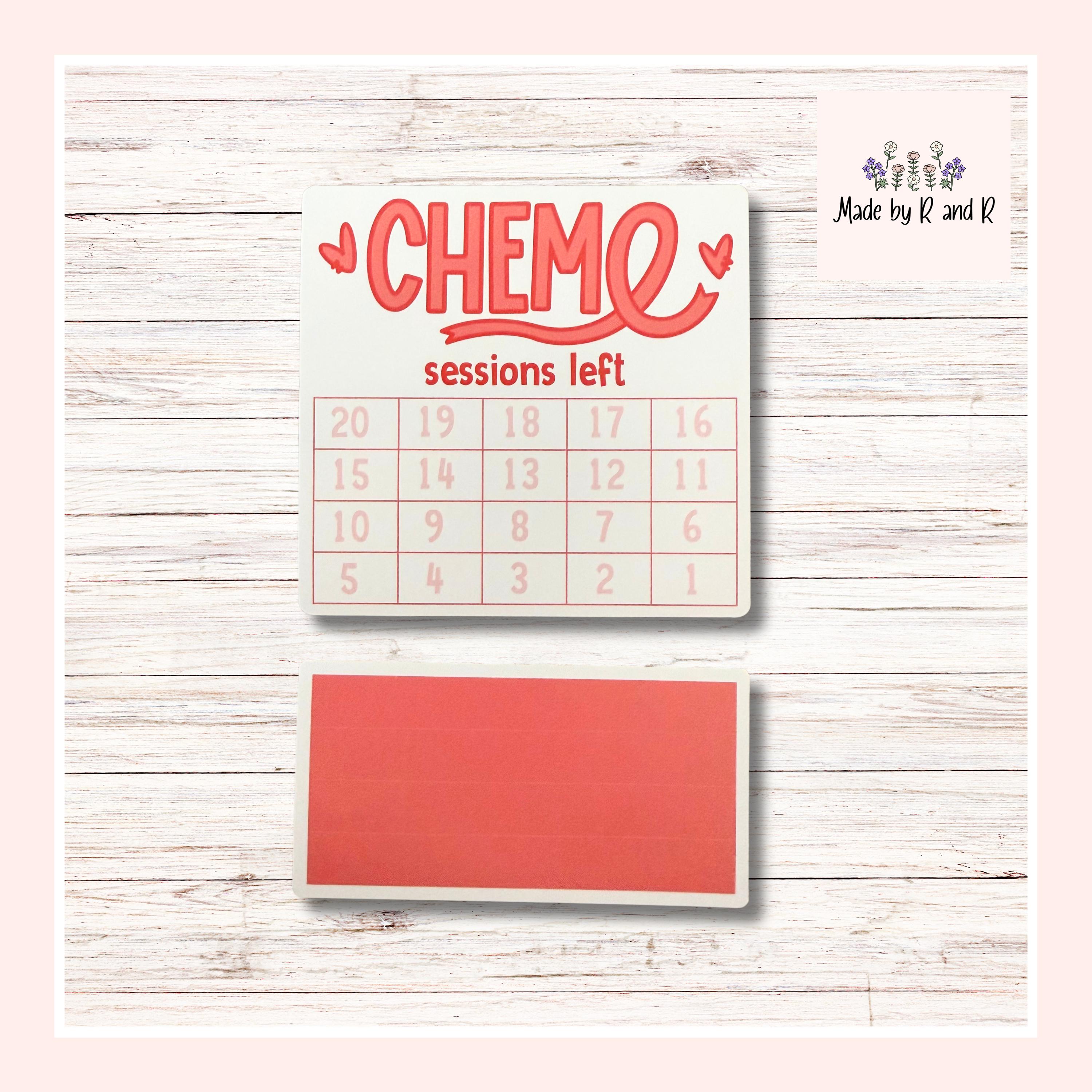 Chemo Sessions Left Small Countdown Sticker From Made By R And R