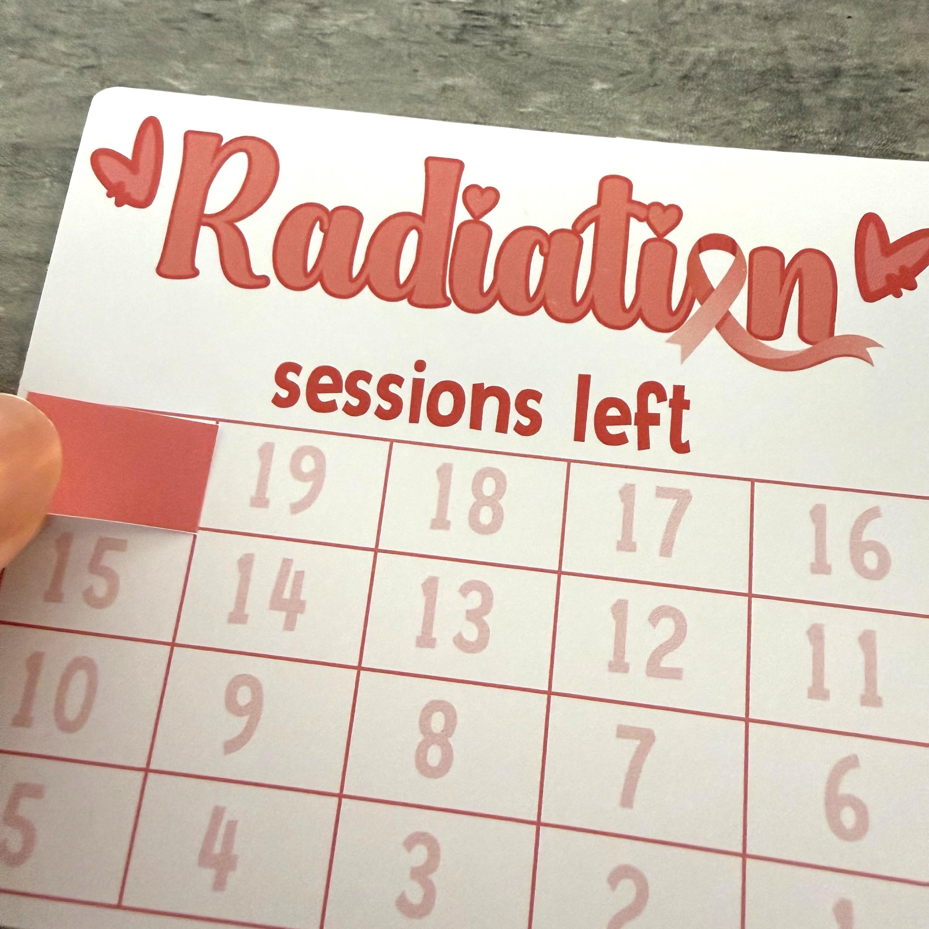 Radiation Sessions Left Small Countdown Sticker From Made By R And R