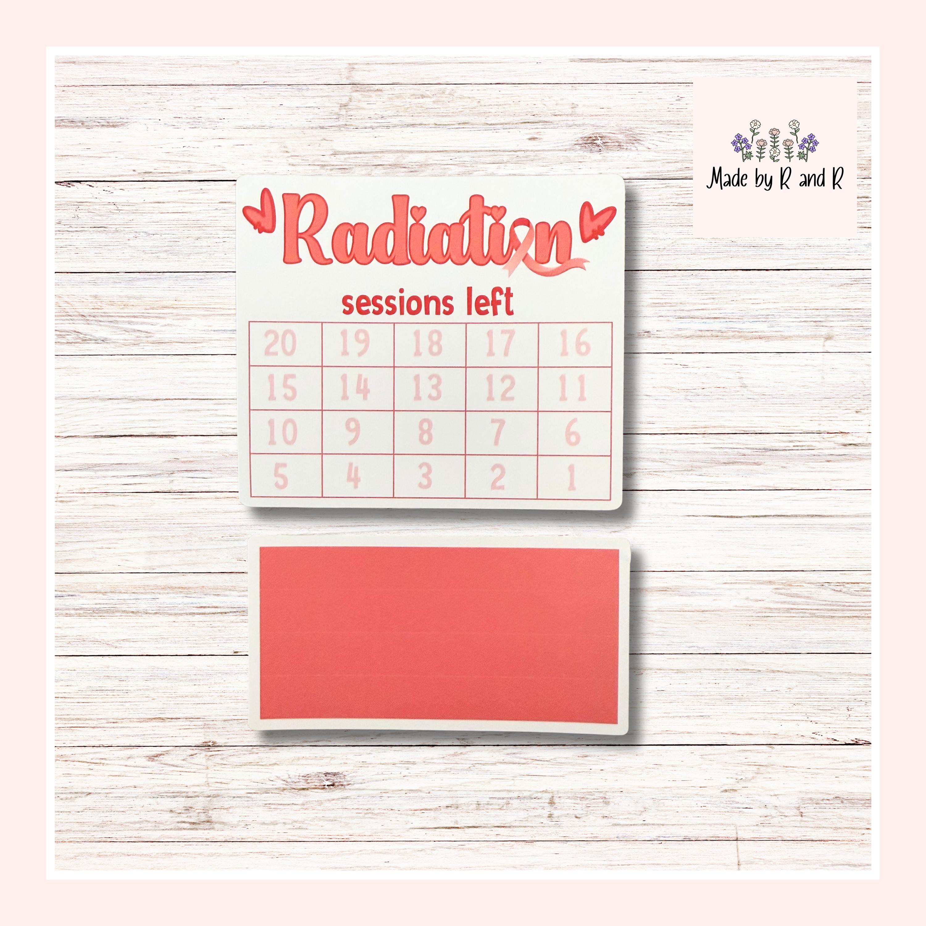 Radiation Sessions Left Small Countdown Sticker From Made By R And R