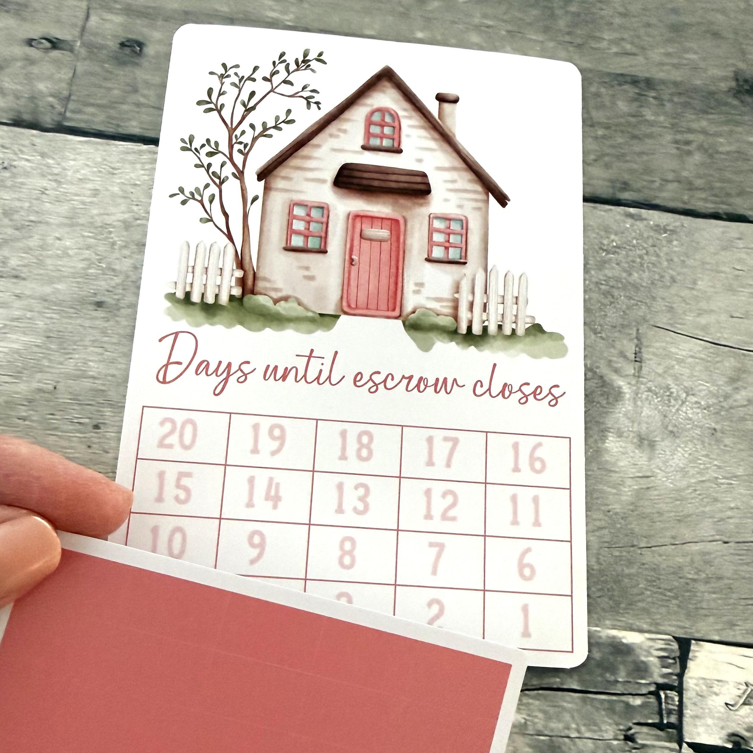 Days Until Escrow Closes Small Countdown Sticker From Made By R And R