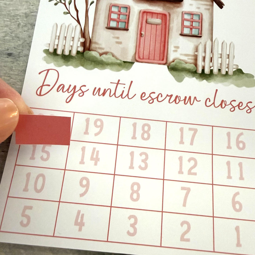 Days Until Escrow Closes Small Countdown Sticker From Made By R And R
