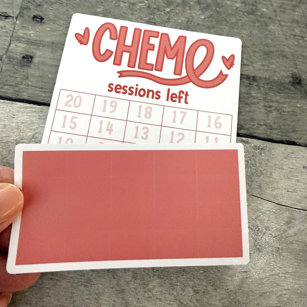Chemo Sessions Left Small Countdown Sticker From Made By R And R