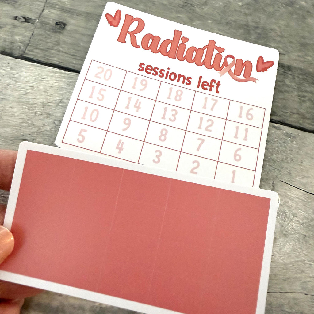 Radiation Sessions Left Small Countdown Sticker From Made By R And R