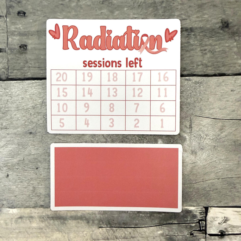 Radiation Sessions Left Small Countdown Sticker From Made By R And R