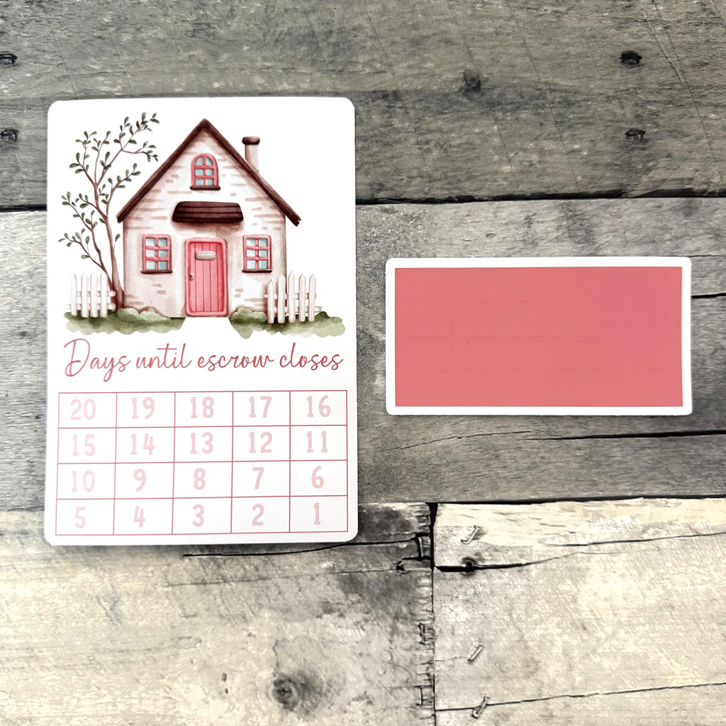 Days Until Escrow Closes Small Countdown Sticker From Made By R And R
