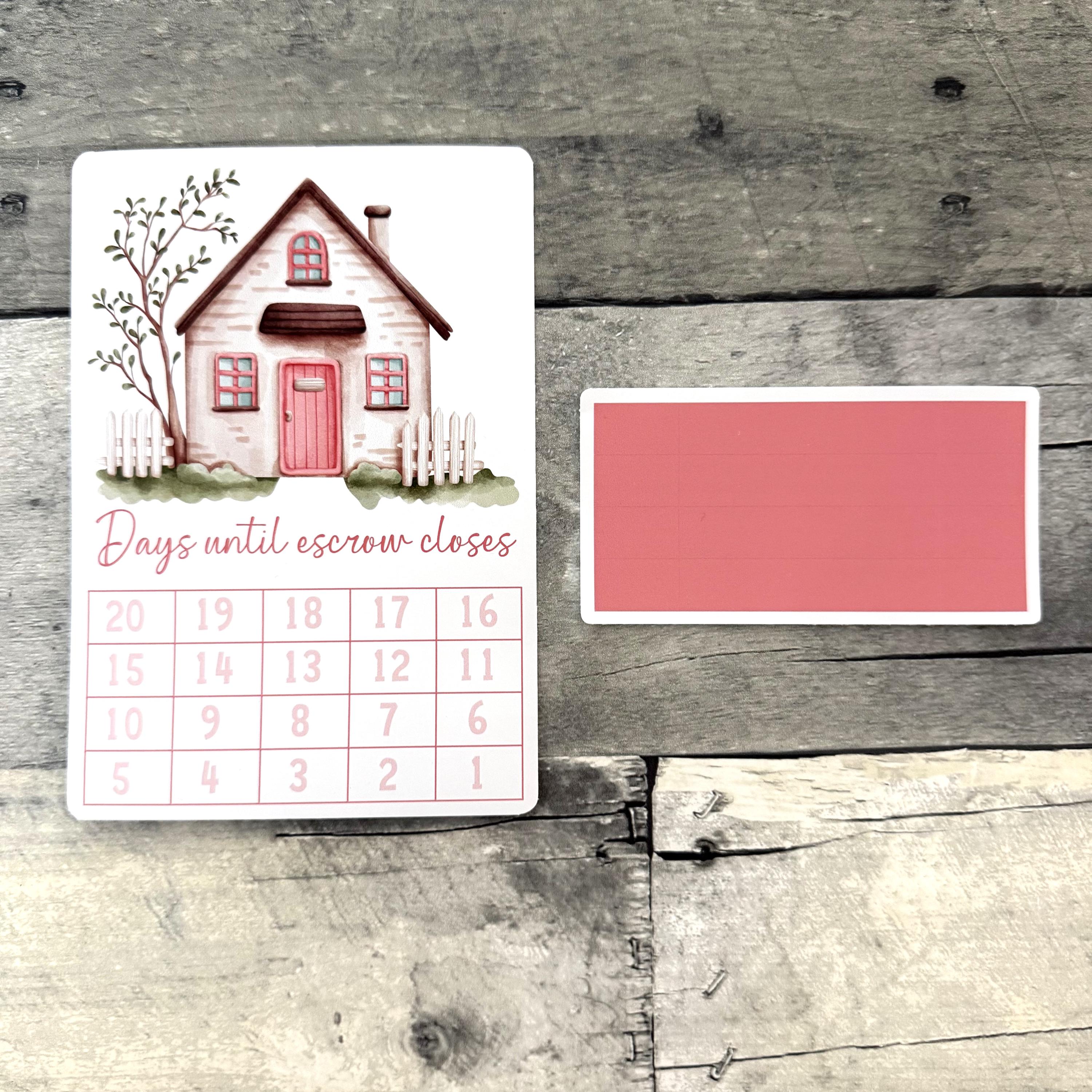 Days Until Escrow Closes Small Countdown Sticker From Made By R And R