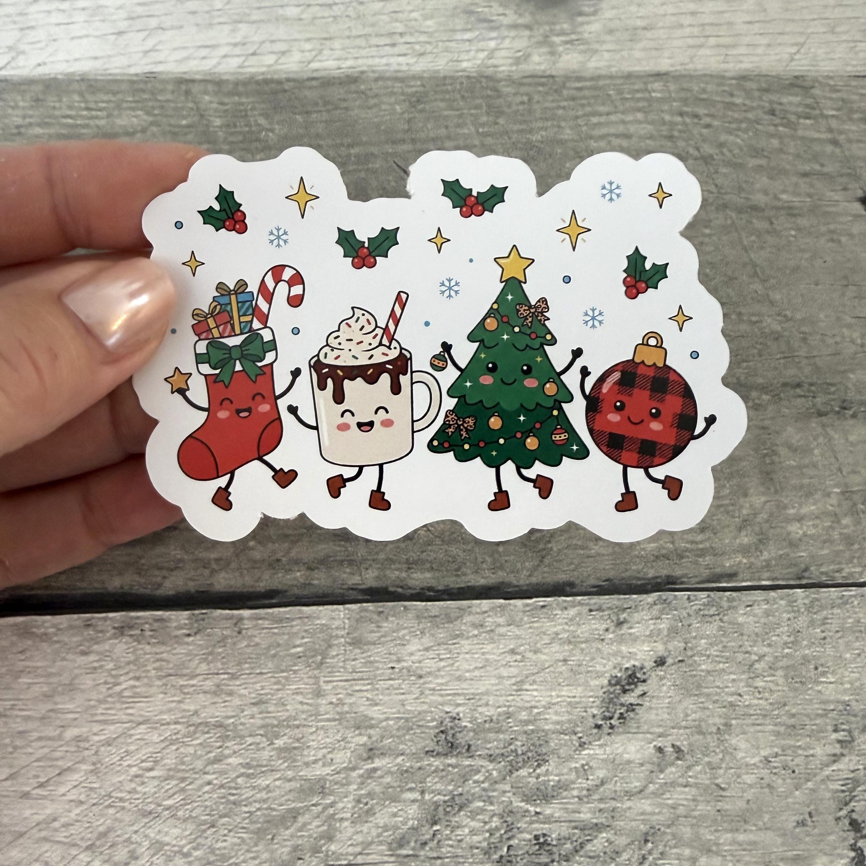 Christmas Pals Sticker (Set of 3) From Made By R And R
