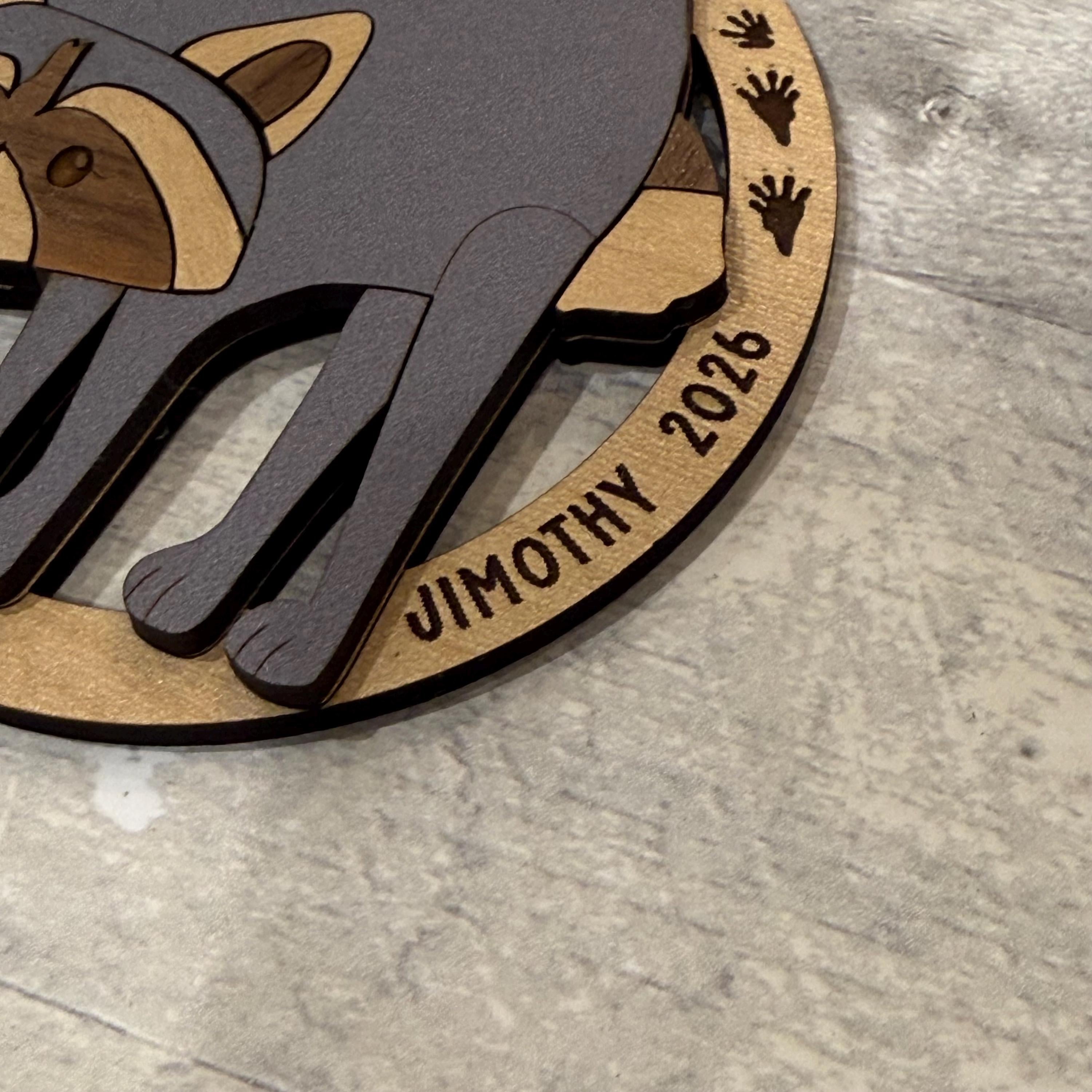 Live Like No One Is Watching Jimothy 2026 Engraved Wood Ornament From Made By R And R