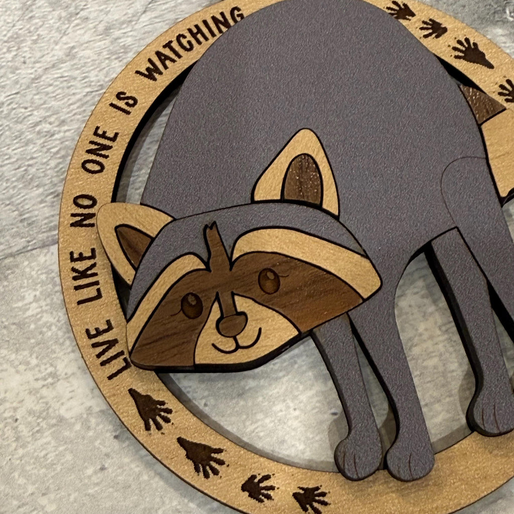 Live Like No One Is Watching Jimothy 2026 Engraved Wood Ornament From Made By R And R