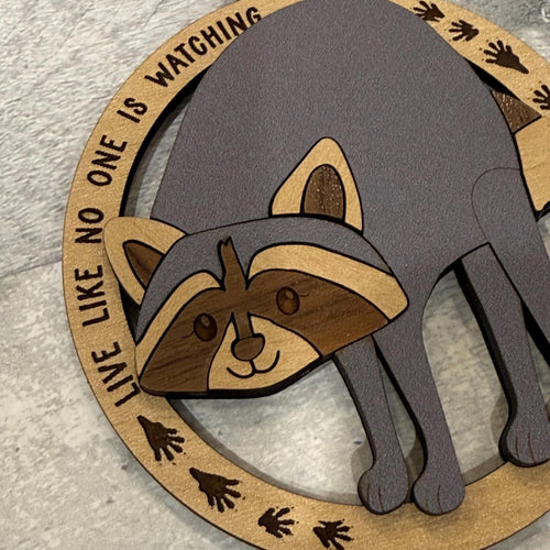 Live Like No One Is Watching Jimothy 2026 Engraved Wood Ornament From Made By R And R