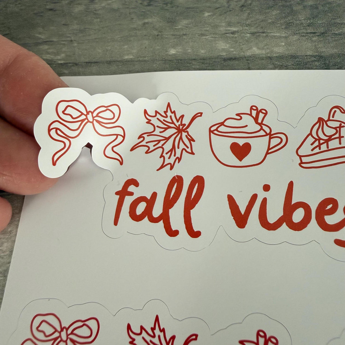 Fall Vibes Stickers (Set of 4) From Made By R And R
