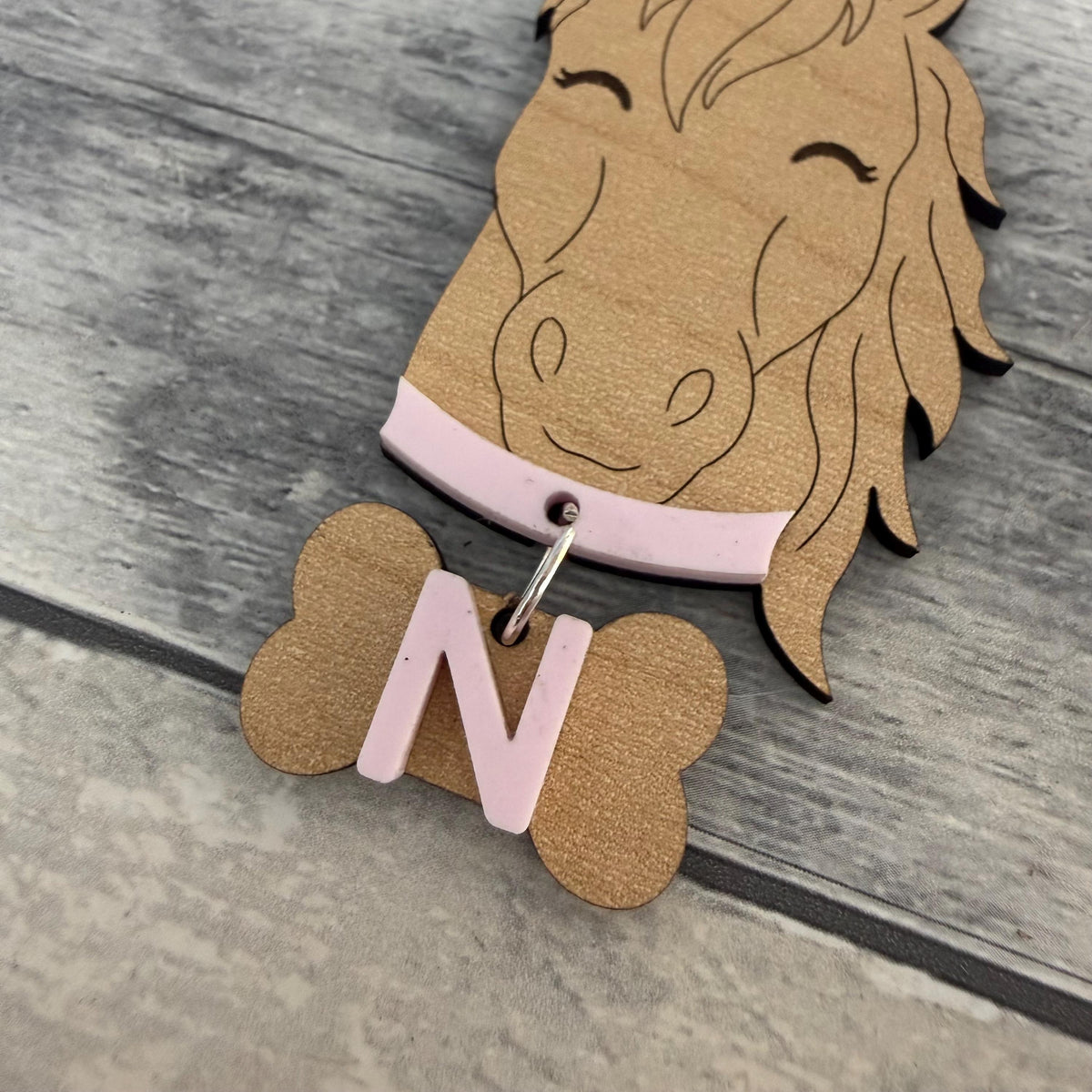 Custom Horse Head Wood Ornament From Made By R And R