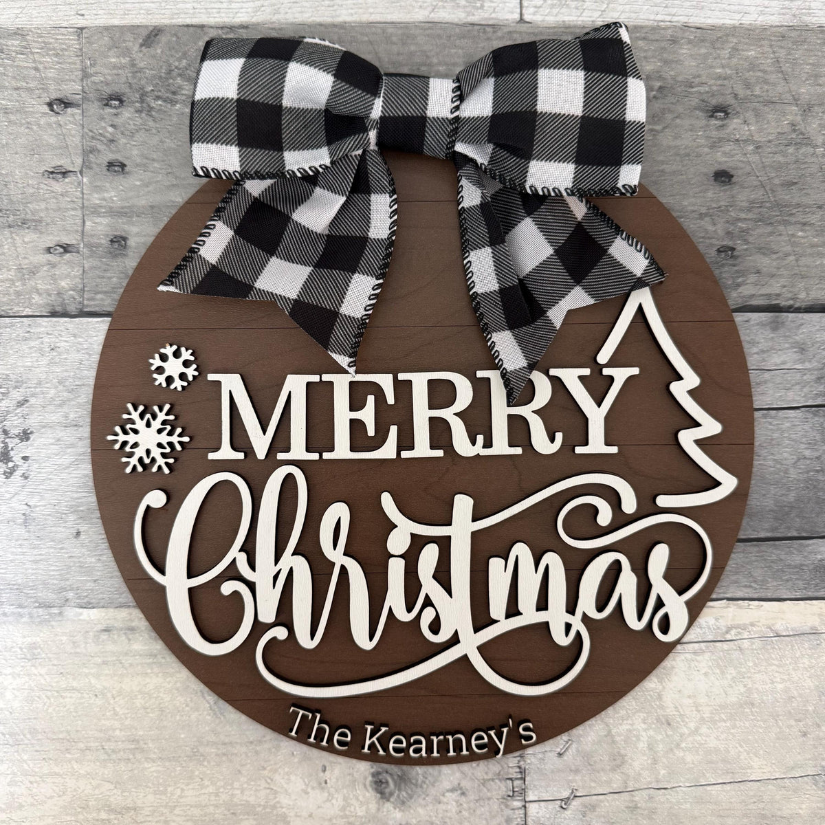 Merry Christmas Wood Sign From Made By R And R