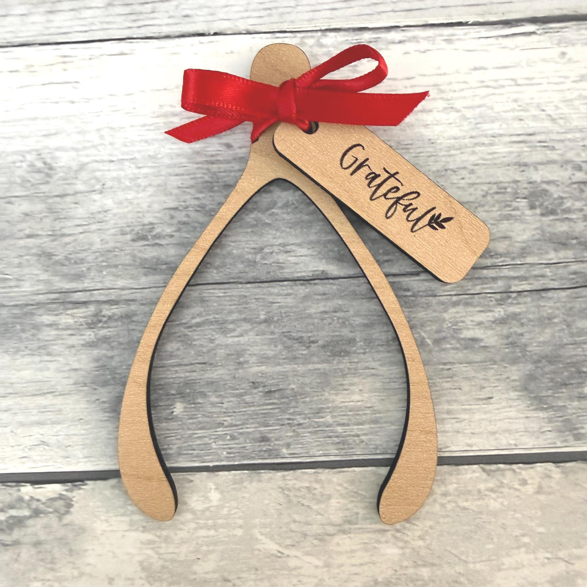 Thanksgiving Wishbone Wood Place Settings (Set of 4) From Made By R And R