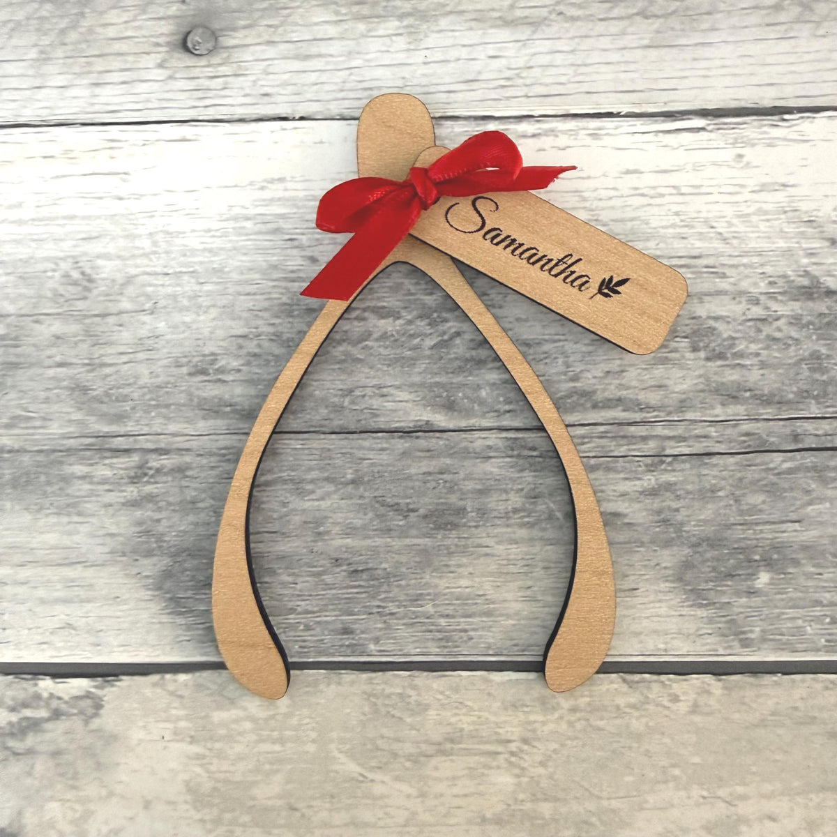 Custom Thanksgiving Wishbone Wood Place Settings (Set of 4) From Made By R And R