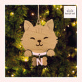 Custom Cat Head Wood Ornament From Made By R And R