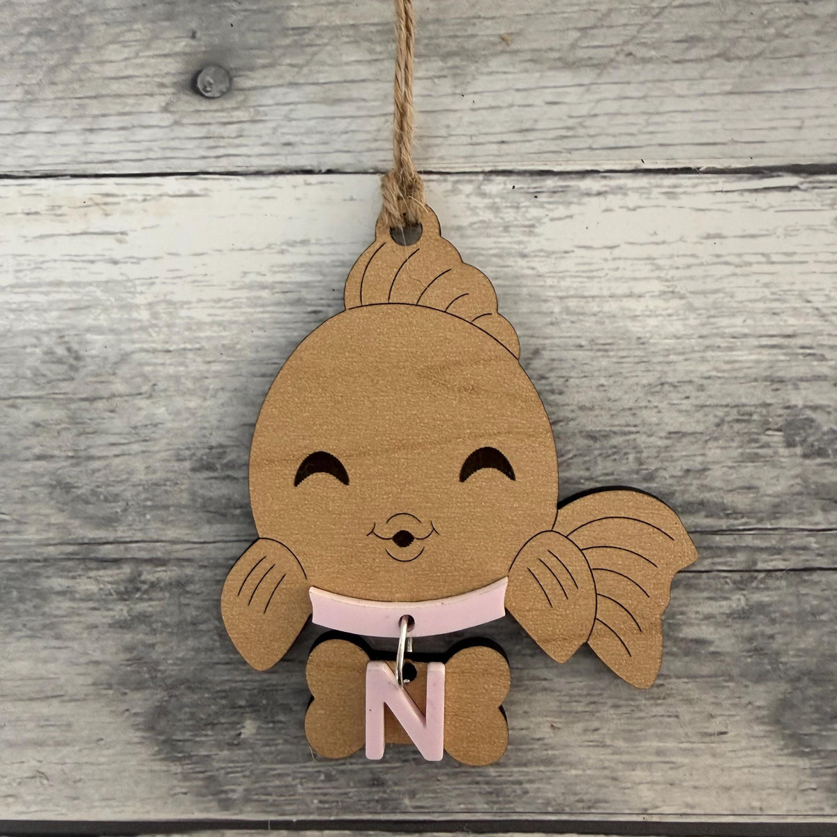 Custom Fish Wood Ornament From Made By R And R